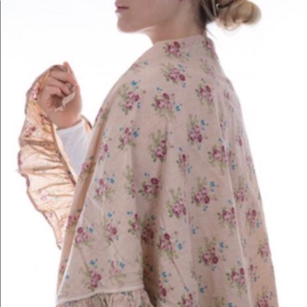 Magnolia Pearl Floral Poplin Elka Scarf